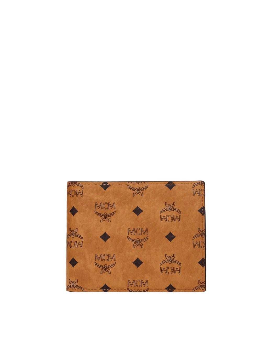 MCM Brown Fabric Wallet for men