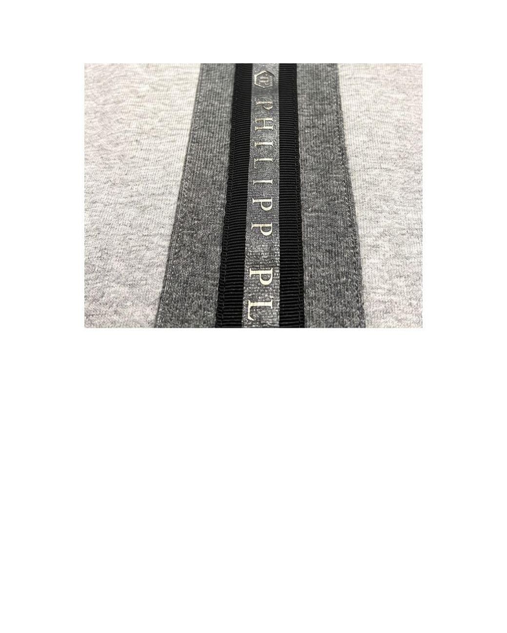 Philipp Plein Gray Cotton Pants