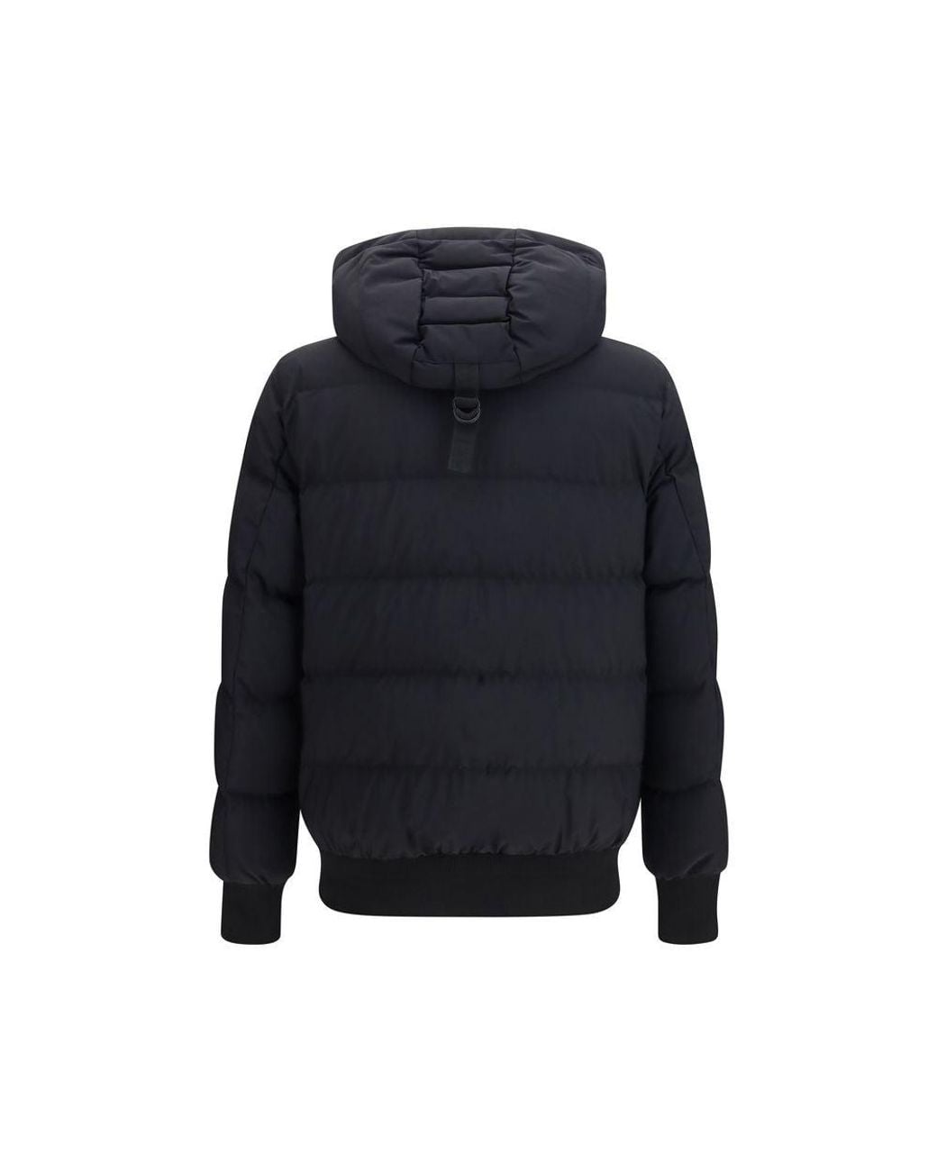 Moose Knuckles Blue Black Nylon Full for men