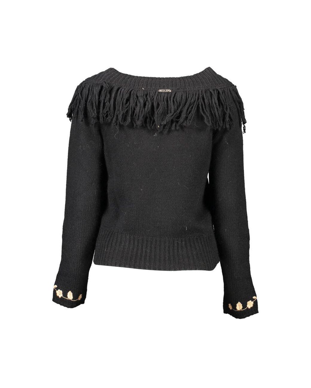 Blugirl Blumarine Black Viscose Sweater