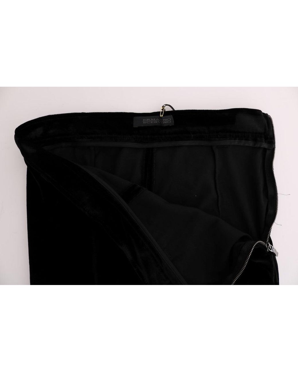 Ermanno Scervino Black Sleek High-Waist Trousers
