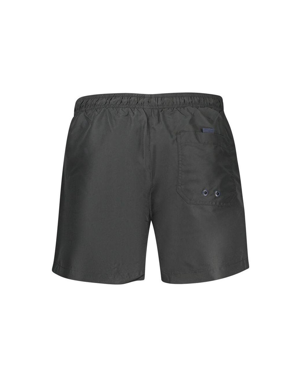 North Sails Gray Black Polyester Men's Swim Boxer for men