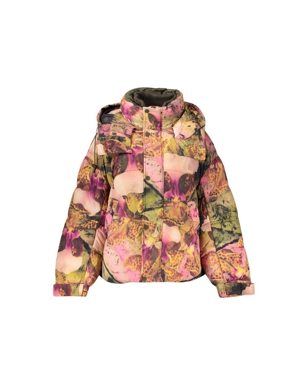 Desigual Pink Polyamide Jacket