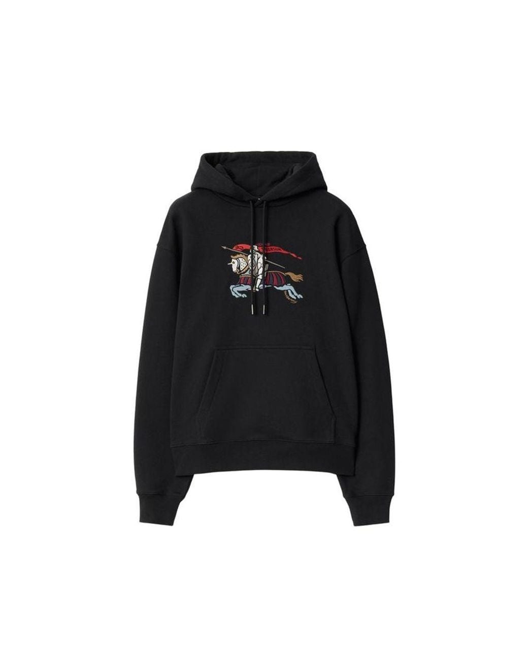 Burberry Black Cotton Hoodie for men