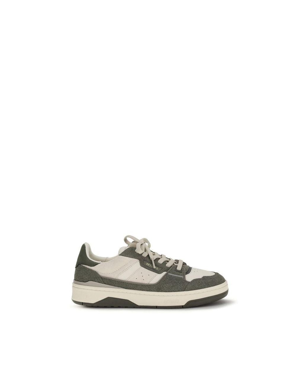Axel Arigato White Bicolor Calf Leather Bos Taurus Low Top Sneakers for men