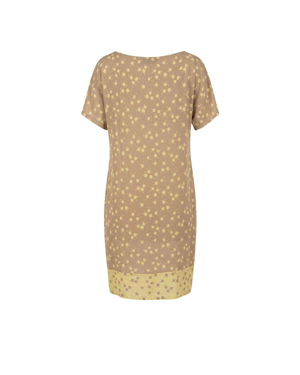 Trussardi Natural Beige Viscose Dress