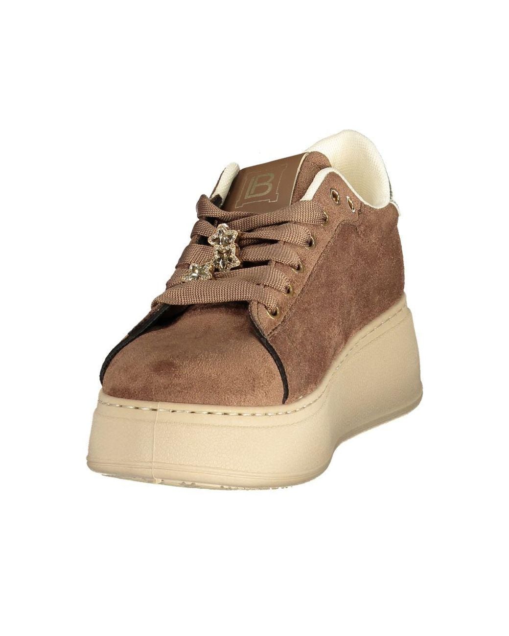 Laura Biagiotti Natural Brown Polyurethane 's Sneaker