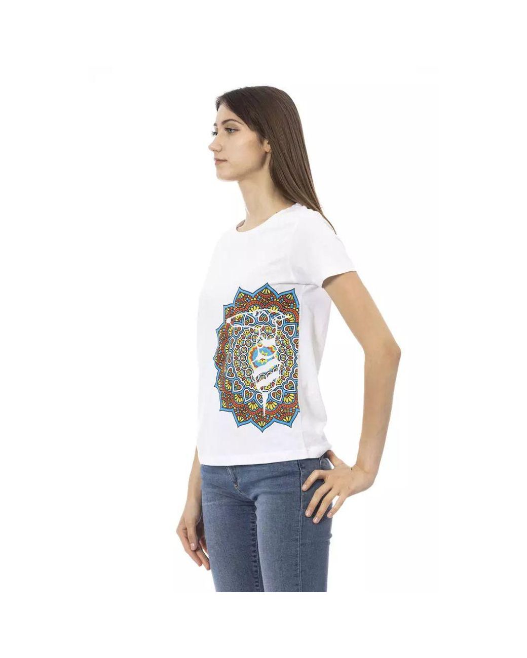 TRUSSARDI ACTION White Cotton Tank Tops