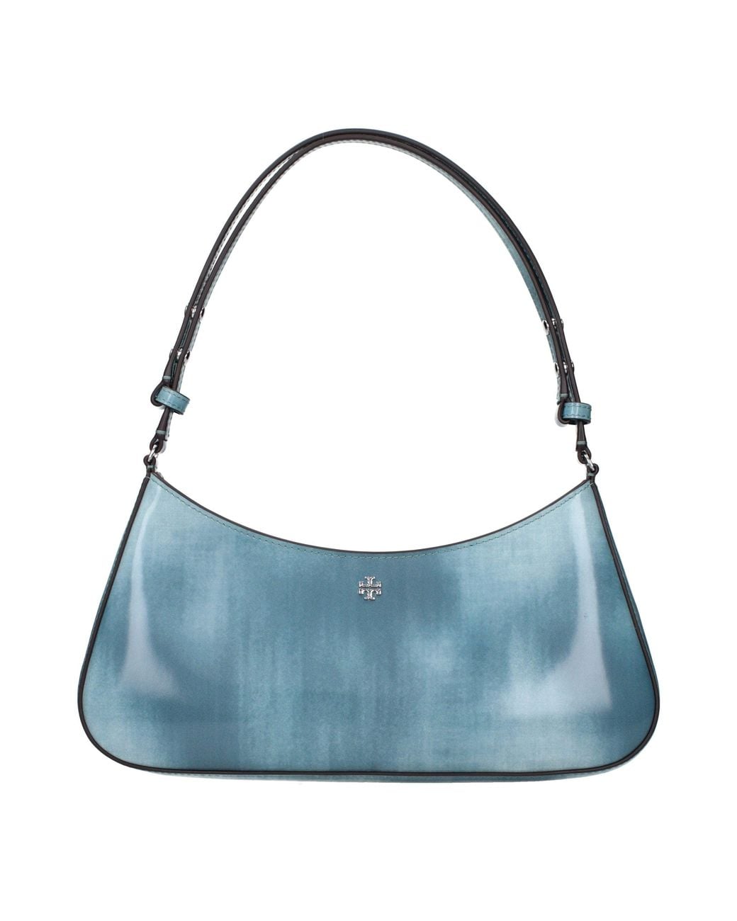 Tory Burch Blue Leather Shoulder Bag