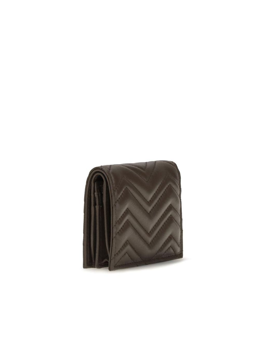 Gucci Gray Brown Calf Leather Bos Taurus Wallet