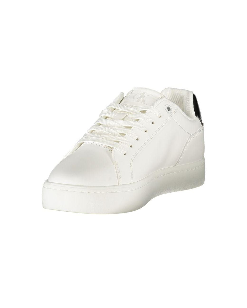 Calvin Klein White Leather Sneaker