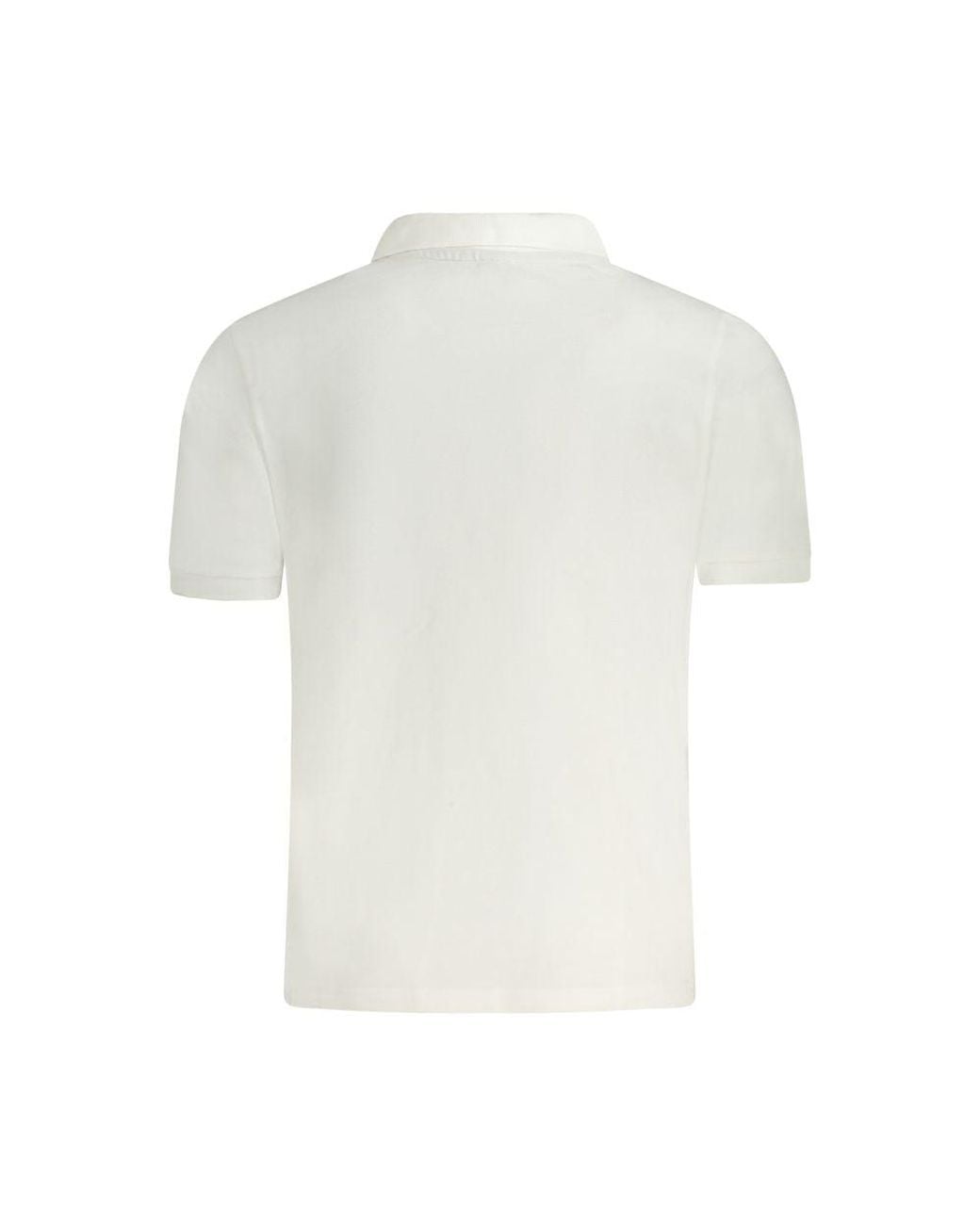 North Sails White Cotton Polo Shirt for men