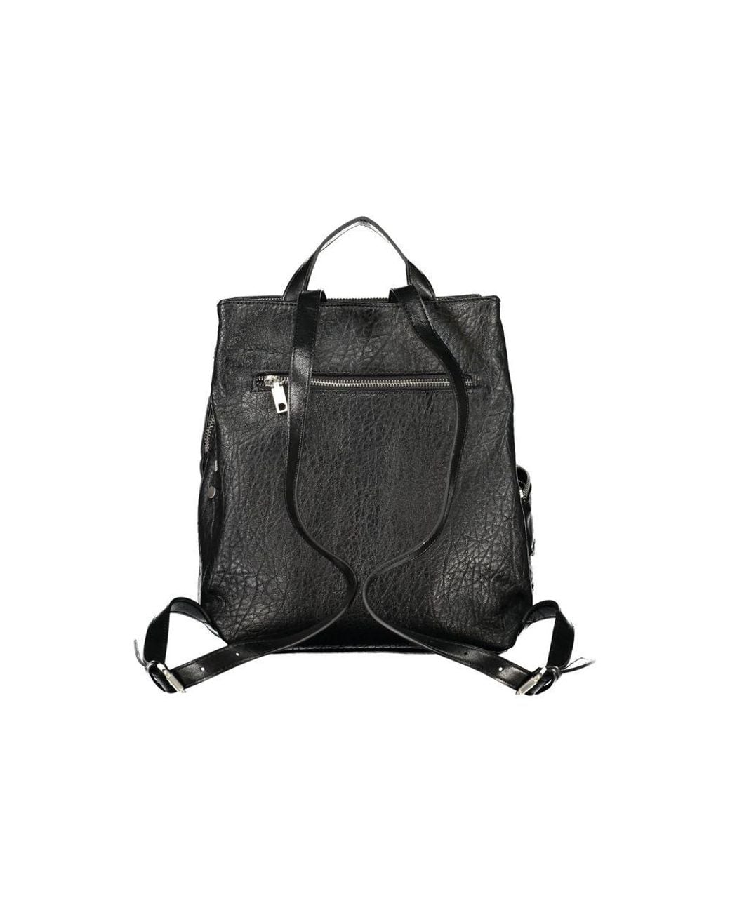 Desigual Black Polyurethane 's Backpack