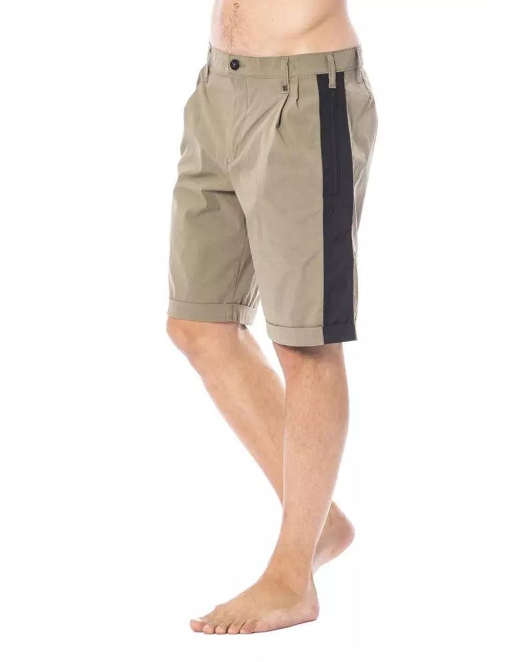 Verri Natural Army-Toned Tailored Shorts for men