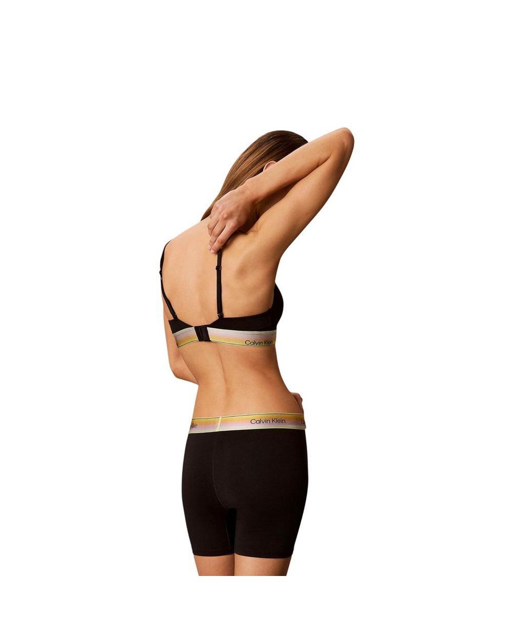 Calvin Klein Black Cotton Bra