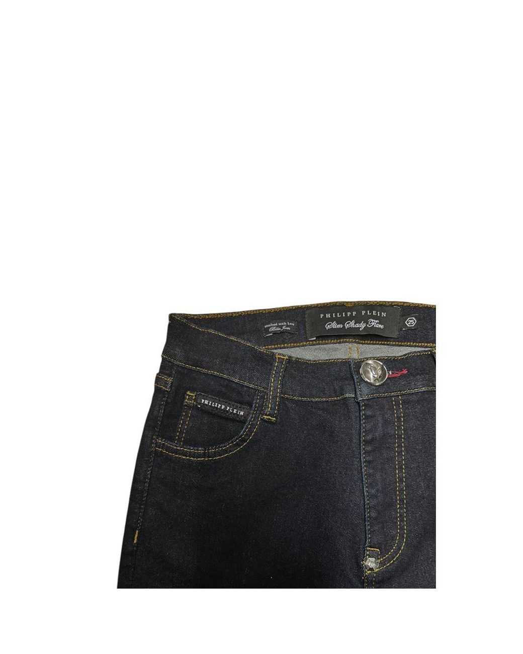 Philipp Plein Blue Cotton Jeans