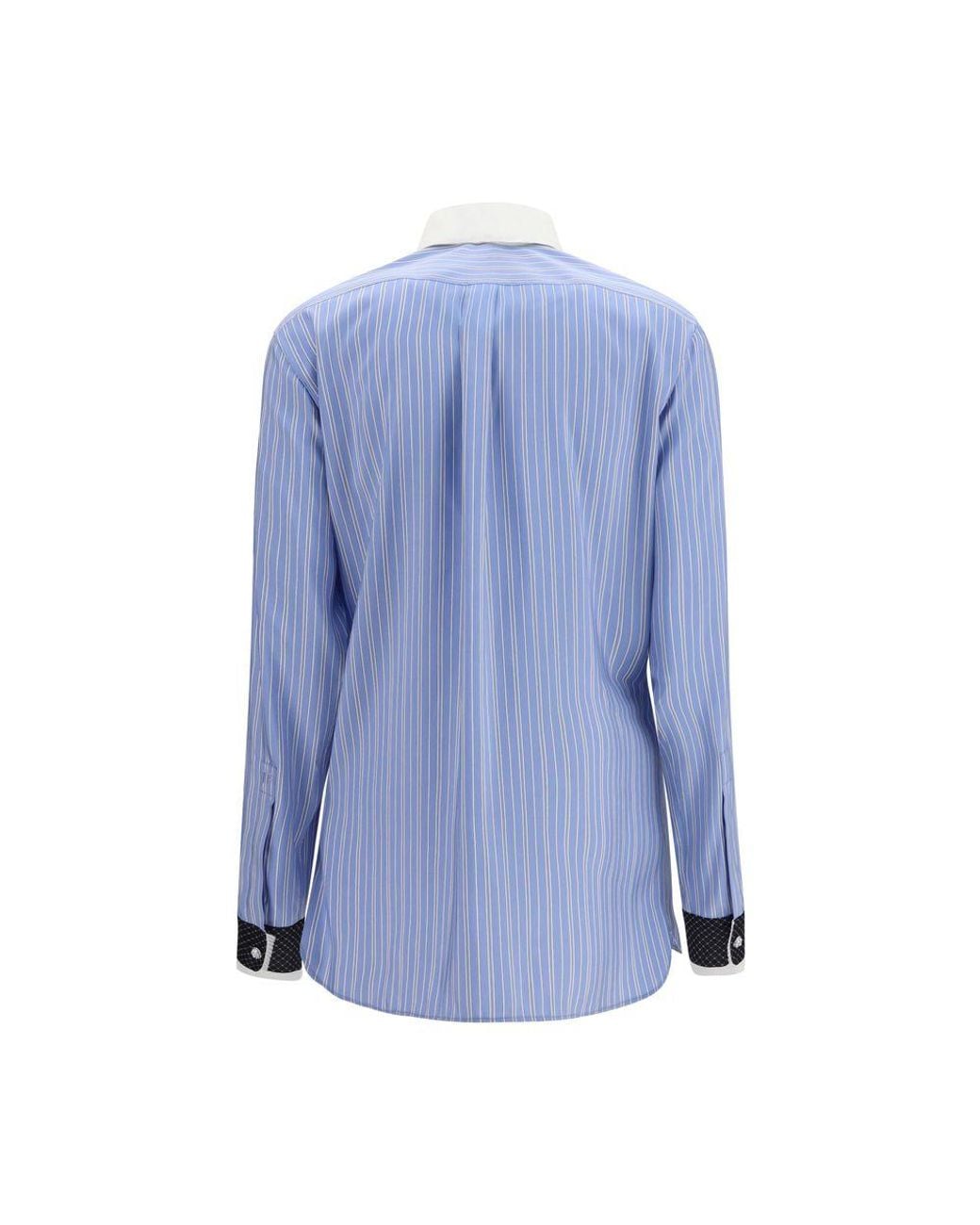 Tom Ford Blue Silk Dress Shirt