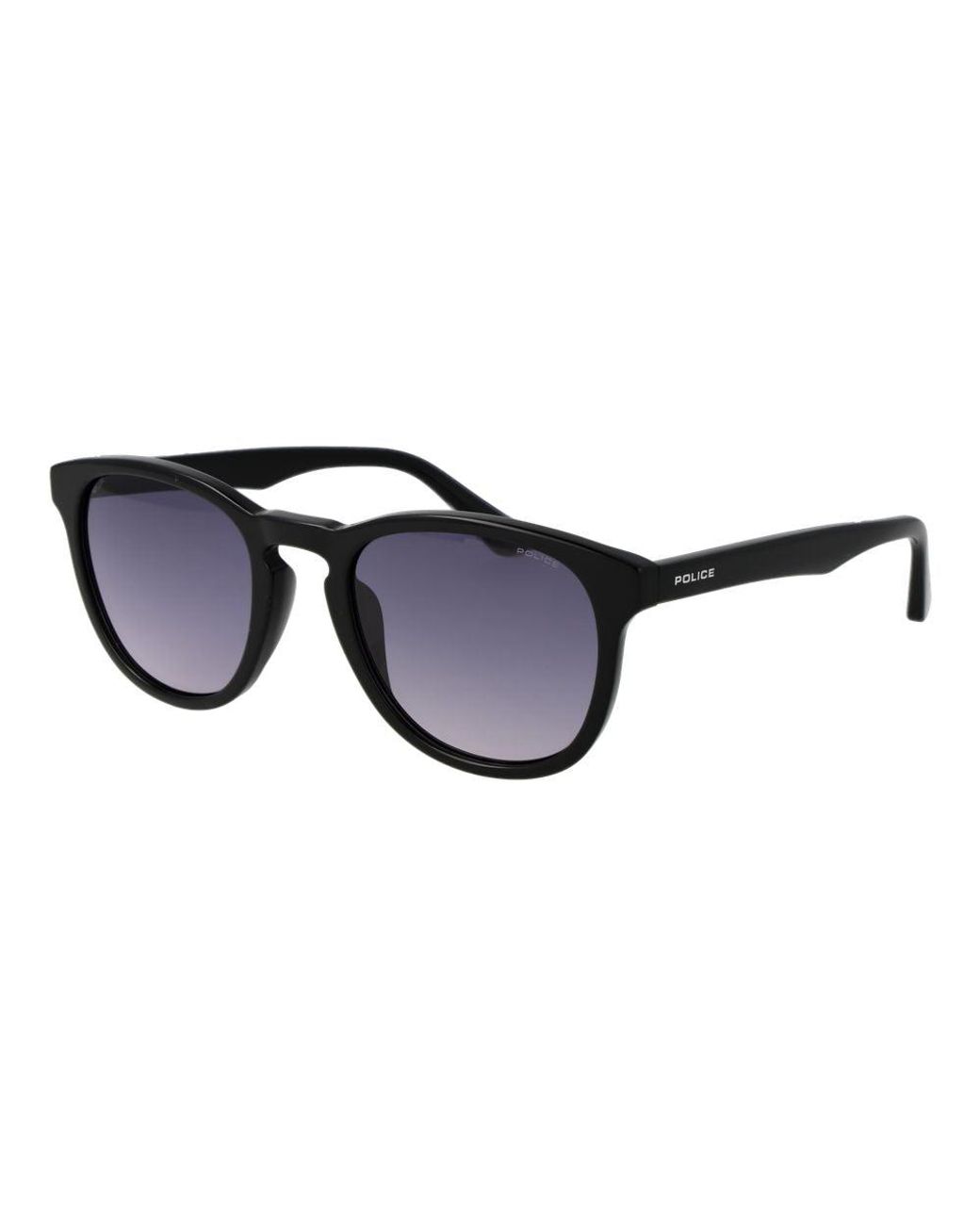 Police Black Cellulose Acetate Sunglasses