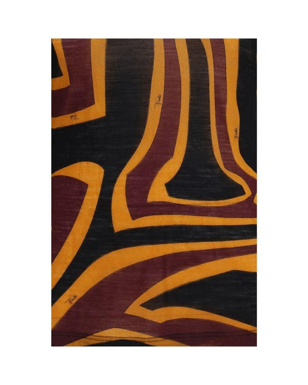 Emilio Pucci Brown Multicolor Wool Oves Aries Shirt