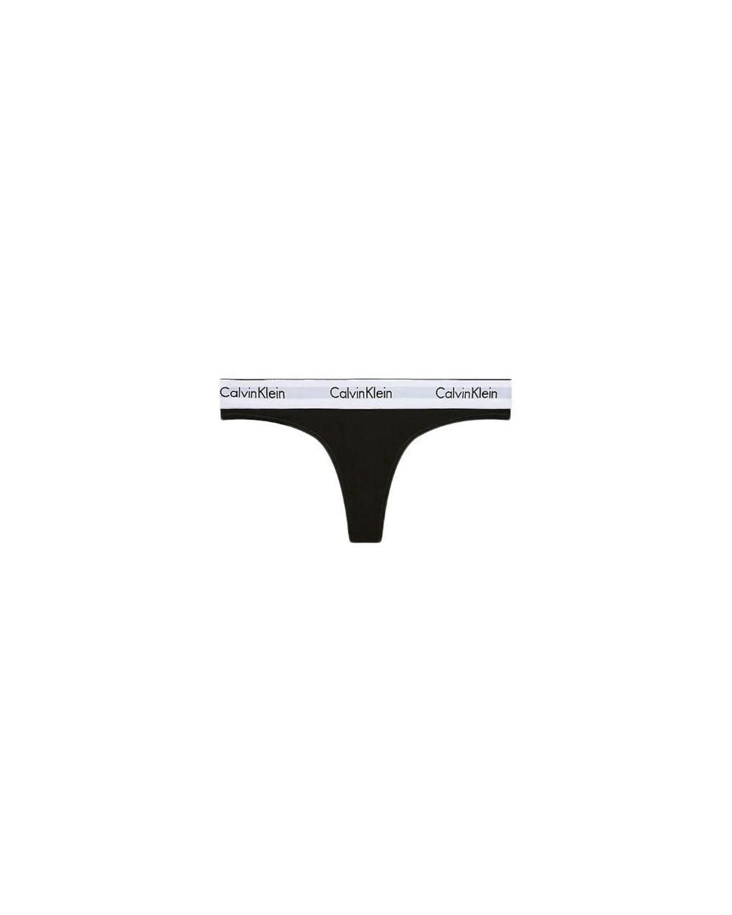 Calvin Klein Black Cotton Pantie