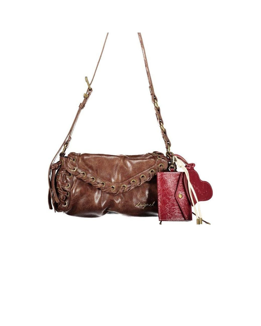 Desigual Brown Polyurethane 's Bag