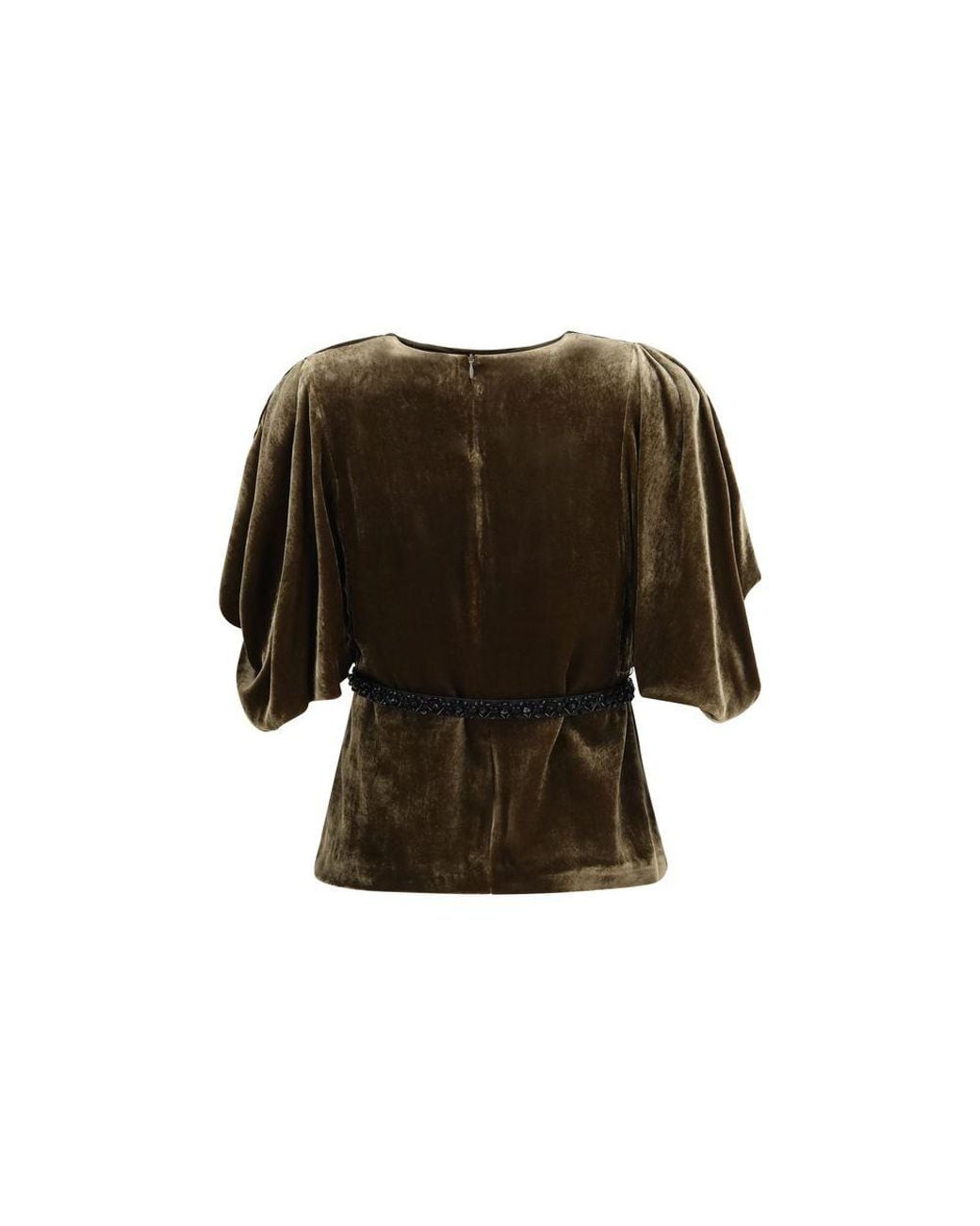 P.A.R.O.S.H. Green Brown Viscose Shirt