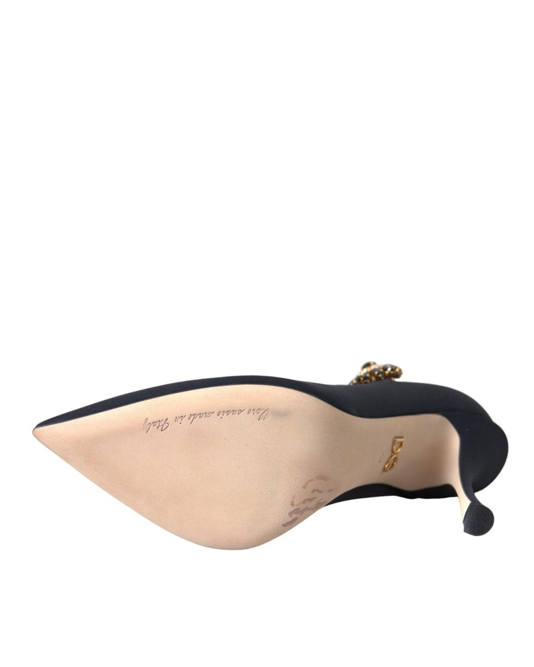 Dolce & Gabbana Blue Mary Jane Jersey Crystal Pumps Shoes
