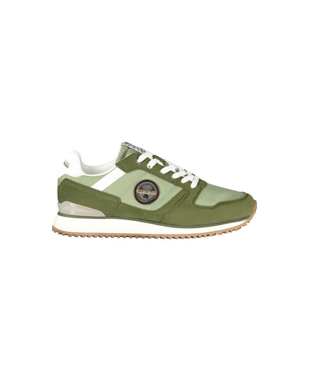 Napapijri Green Polyurethane Men's Sneaker for men