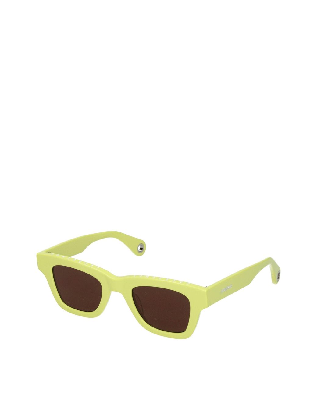 Jacquemus Yellow Acetate Sunglasses
