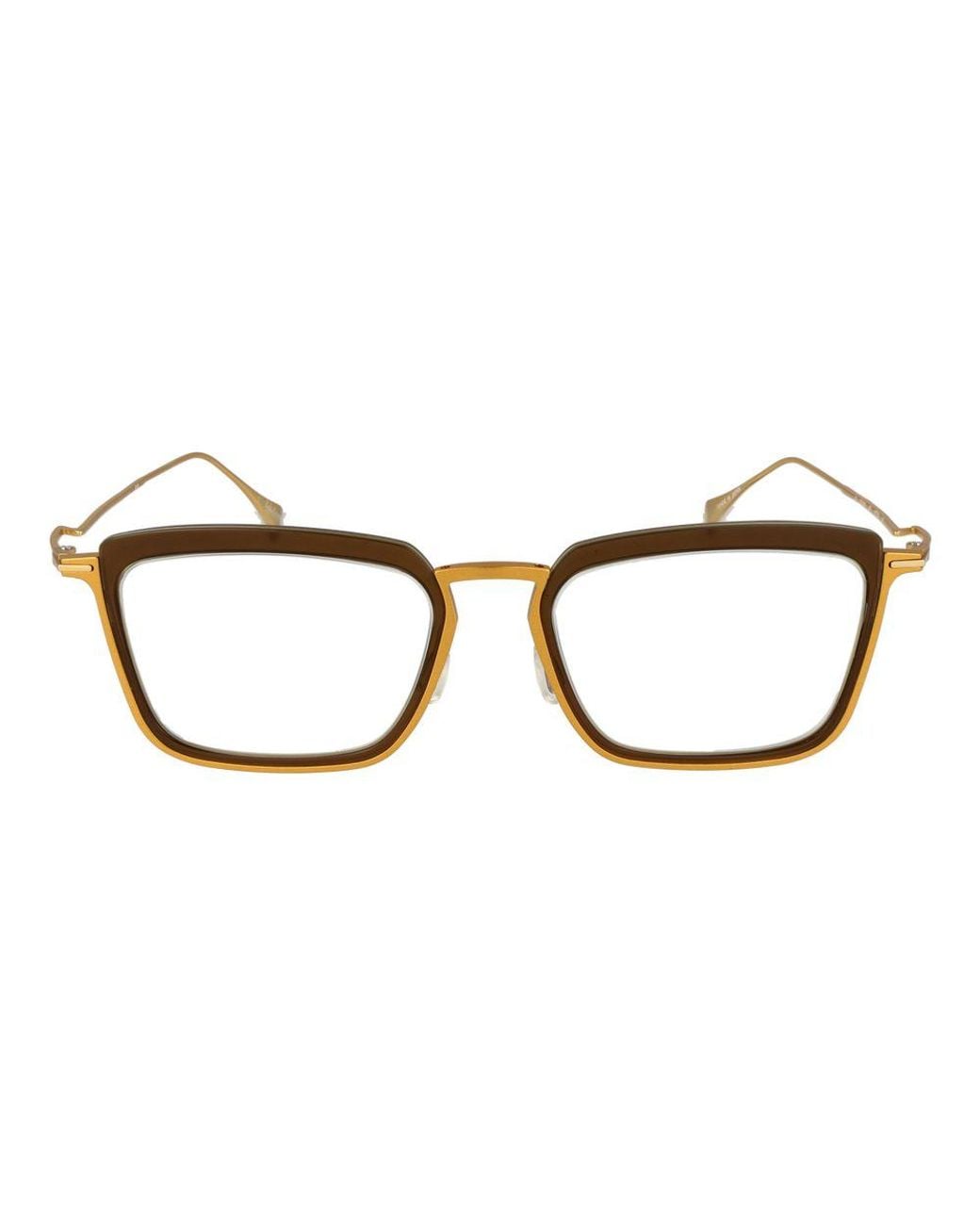 Yohji Yamamoto Brown Metal Glasses (Frames)