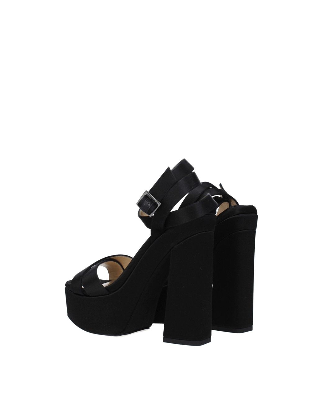 Jimmy Choo Black Satin Sandal for men