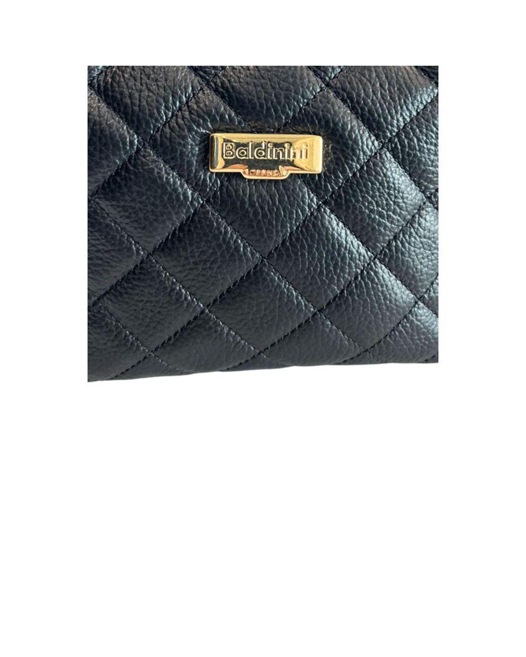 Baldinini Black Leather Handbag