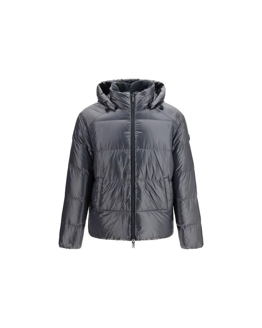 Moose Knuckles Gray Nylon Shell Jacket for men