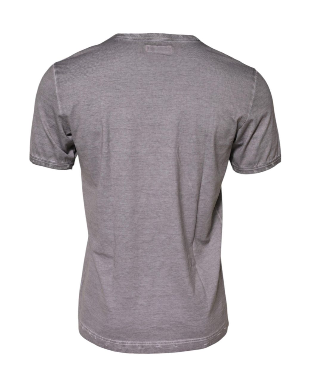 Dolce & Gabbana Gray Graphic Print Tshirt for men