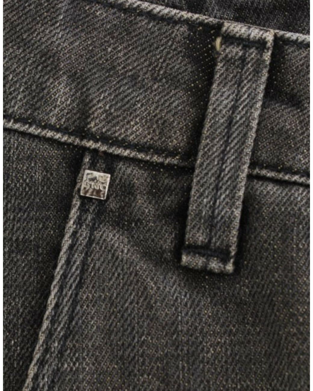 CoSTUME NATIONAL Black Distressed Jeans