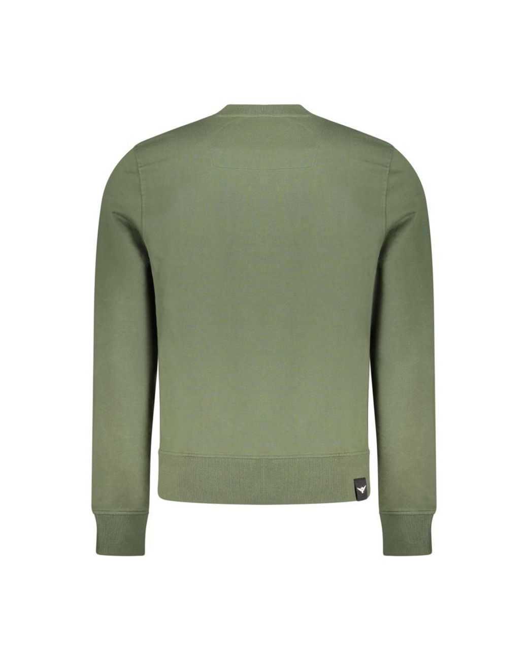 Accademia Militare Green Black Cotton Men's Sweatshirt for men