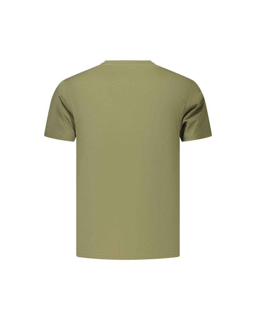 COVERI MOVING Green Verde Cotton Mens Tshirt for men