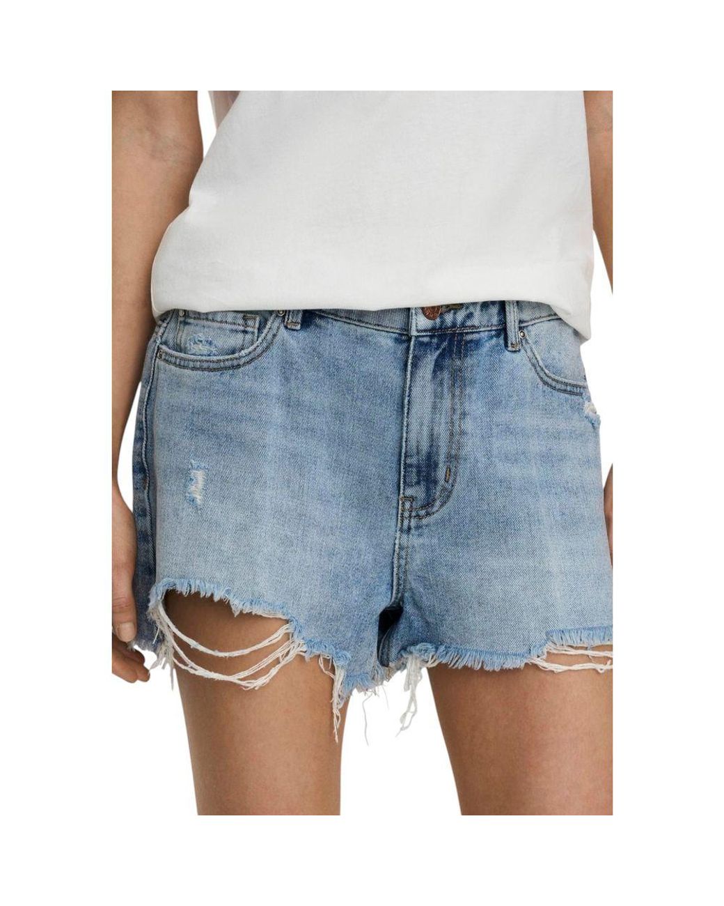 ONLY Blue Cotton Short