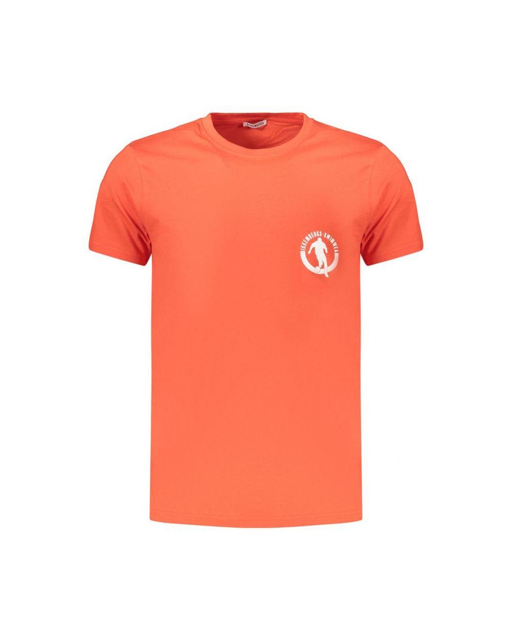 Bikkembergs Orange Cotton Men's T for men