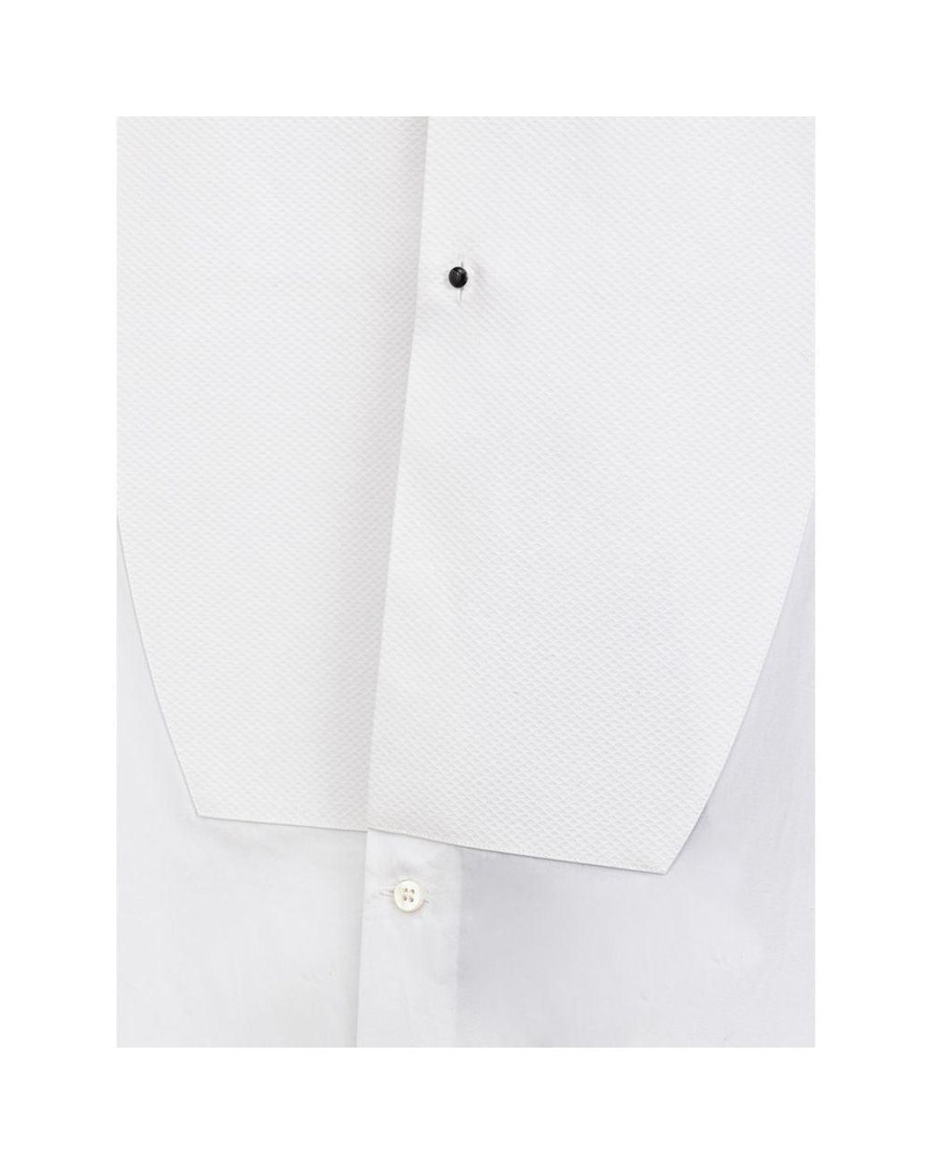 Dolce & Gabbana White Cotton Dress Shirt for men