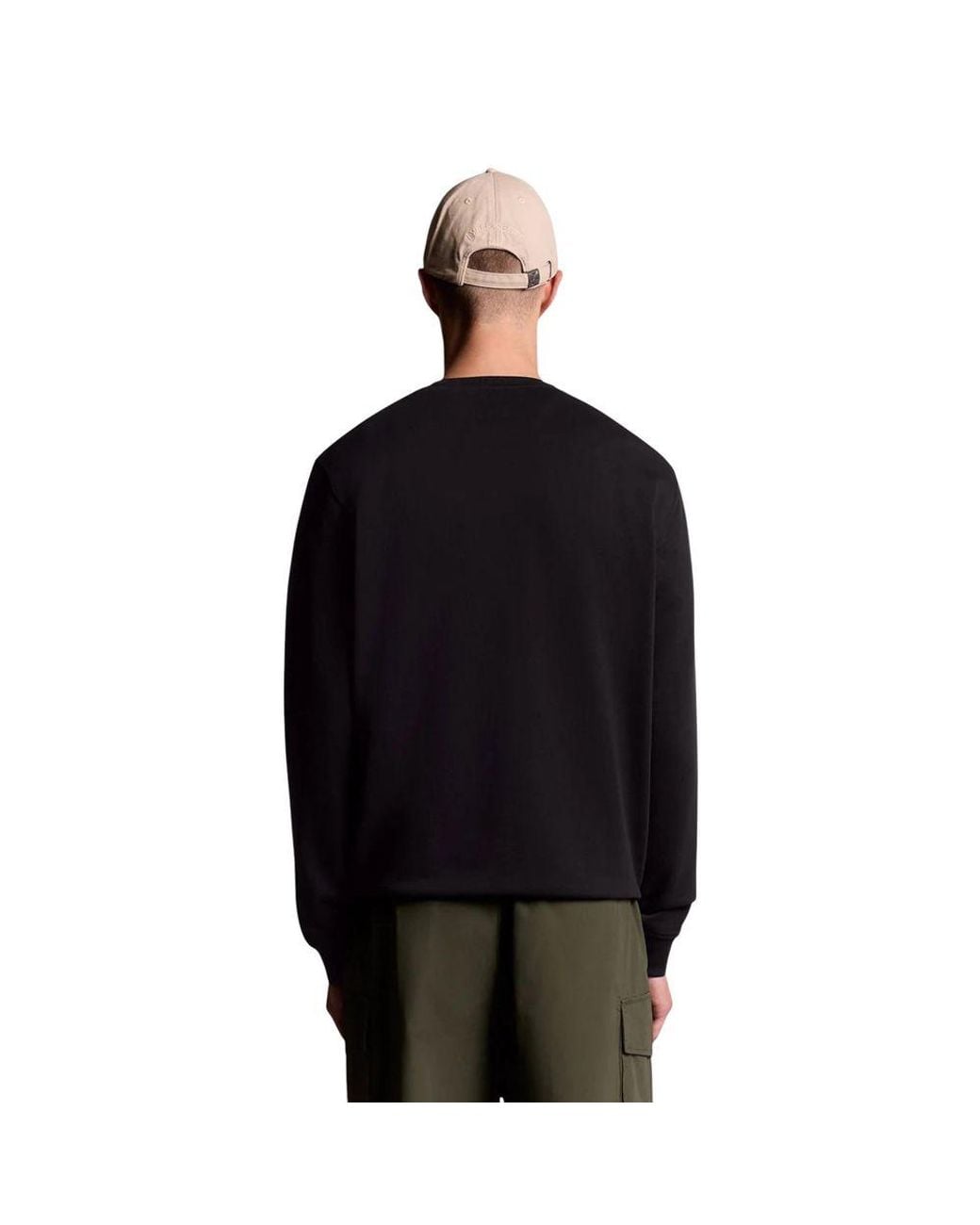 Lyle & Scott Black Cotton Sweatshirt for men
