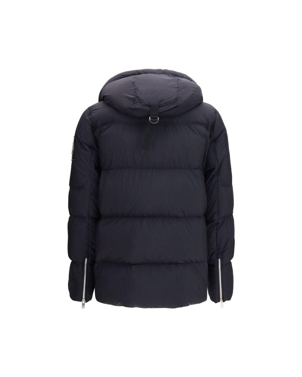 Moose Knuckles Blue Black Nylon Full for men