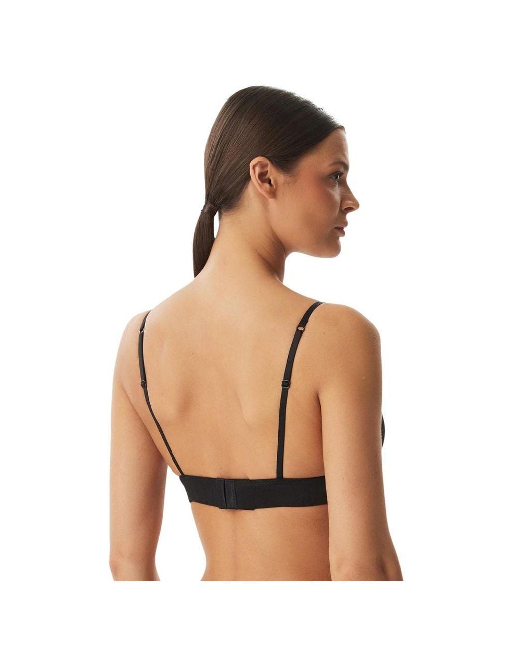 Calvin Klein Black Cotton Bra