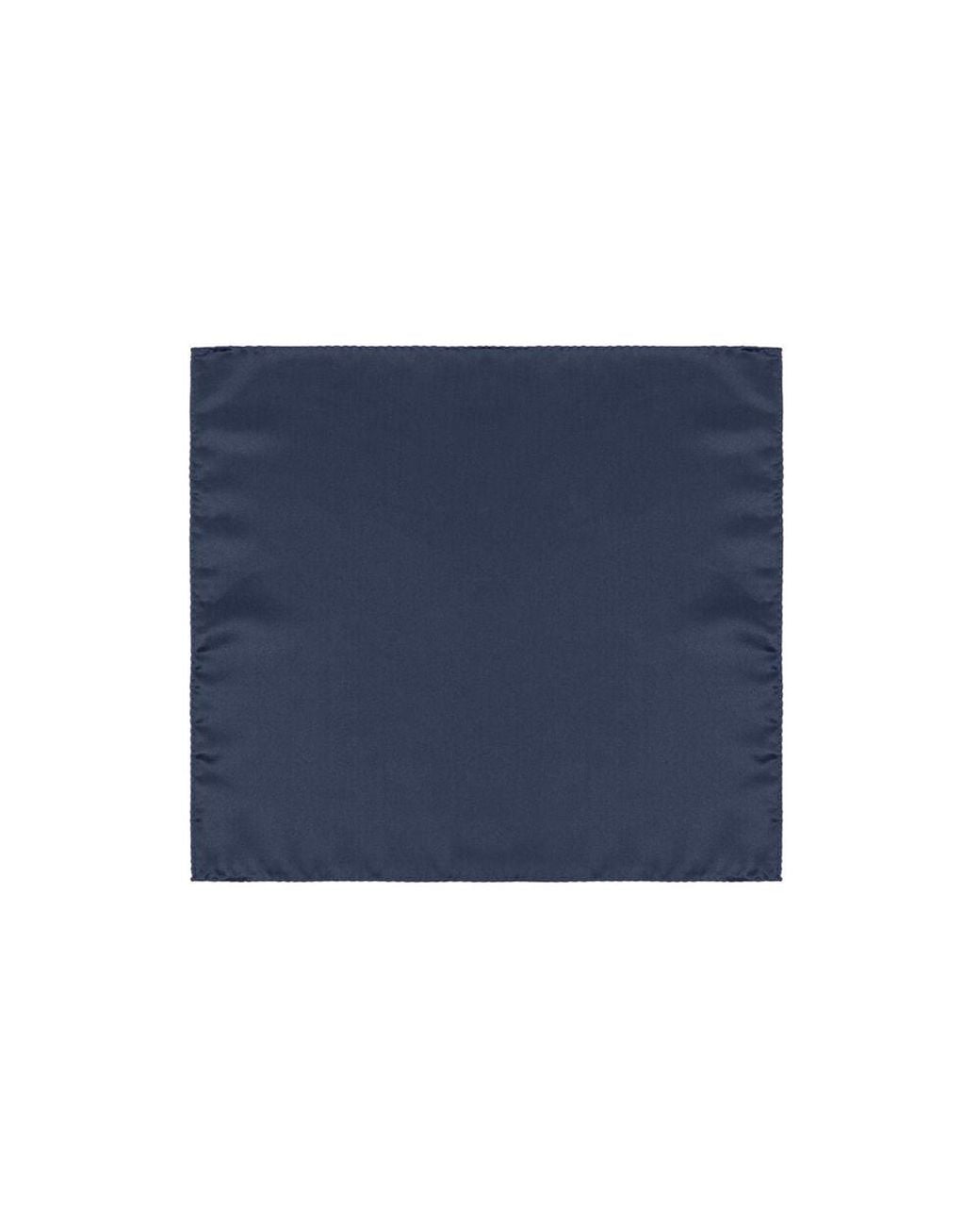 Dolce & Gabbana Blue Silk Pocket Square for men