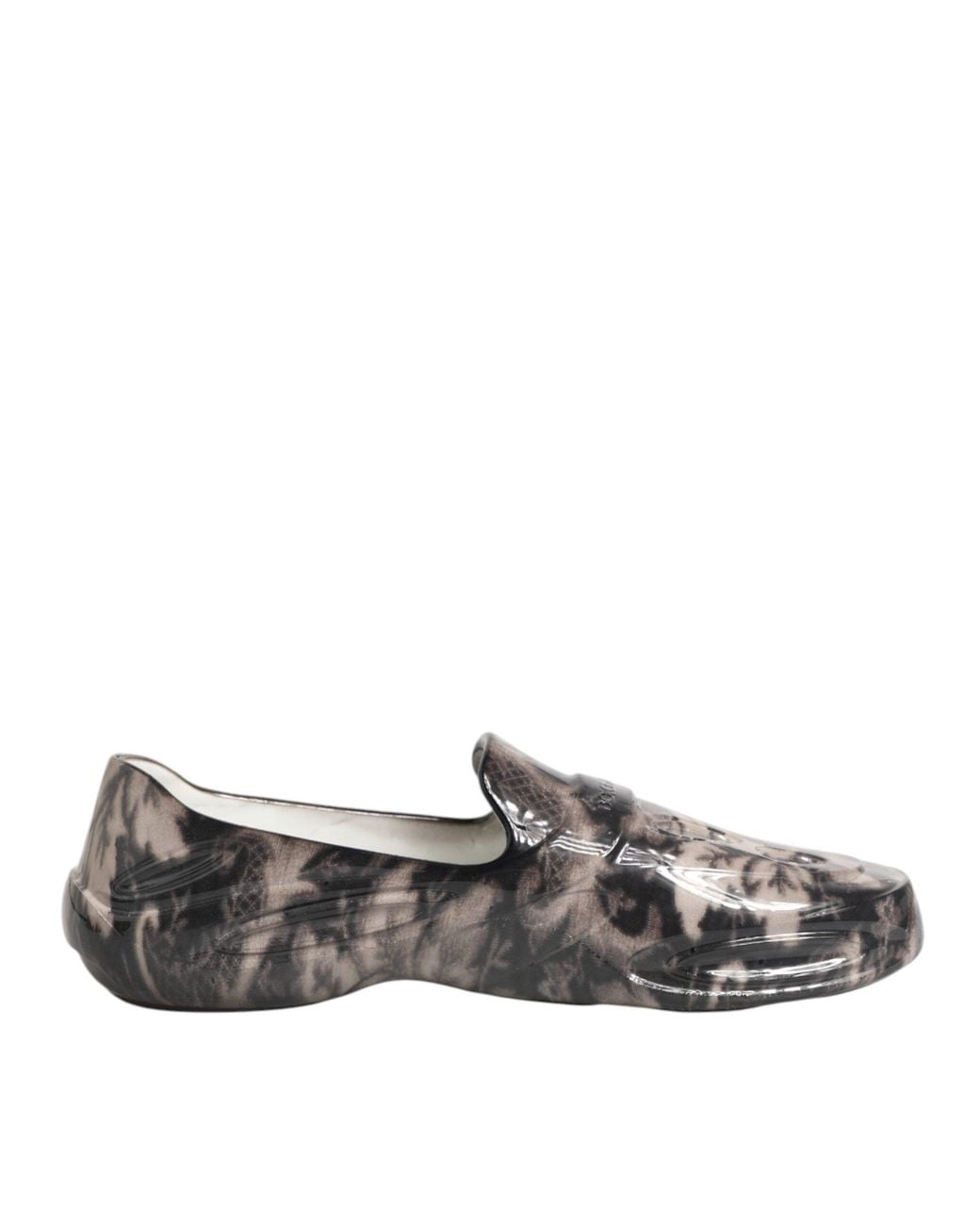 Dolce & Gabbana Gray Multicolor Rubber Low Top Men Sneakers Shoes for men