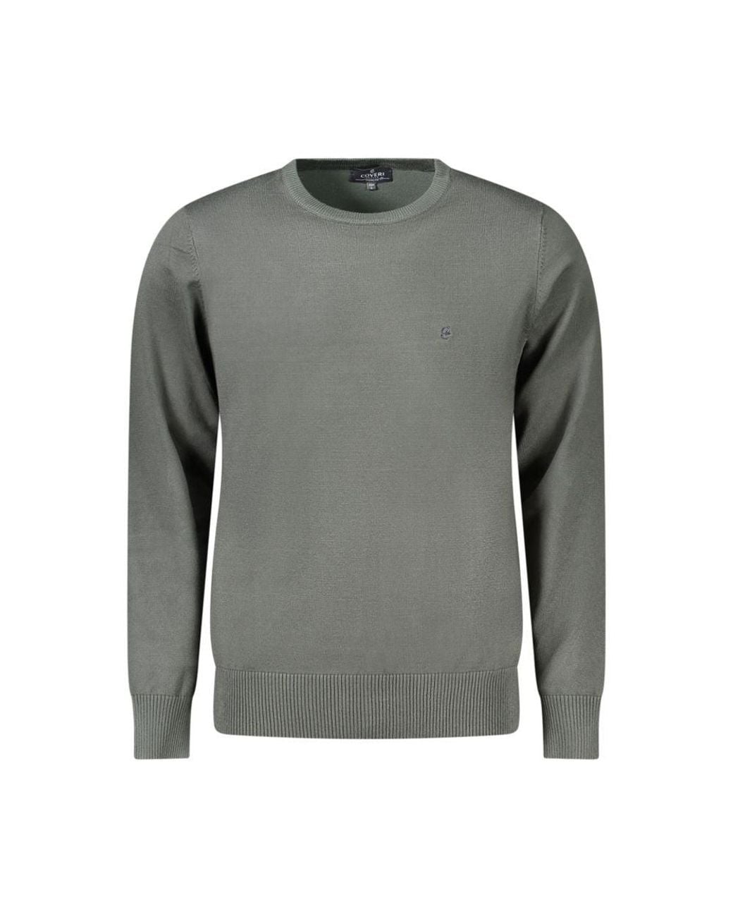 COVERI MOVING Gray Nylon Sweater for men