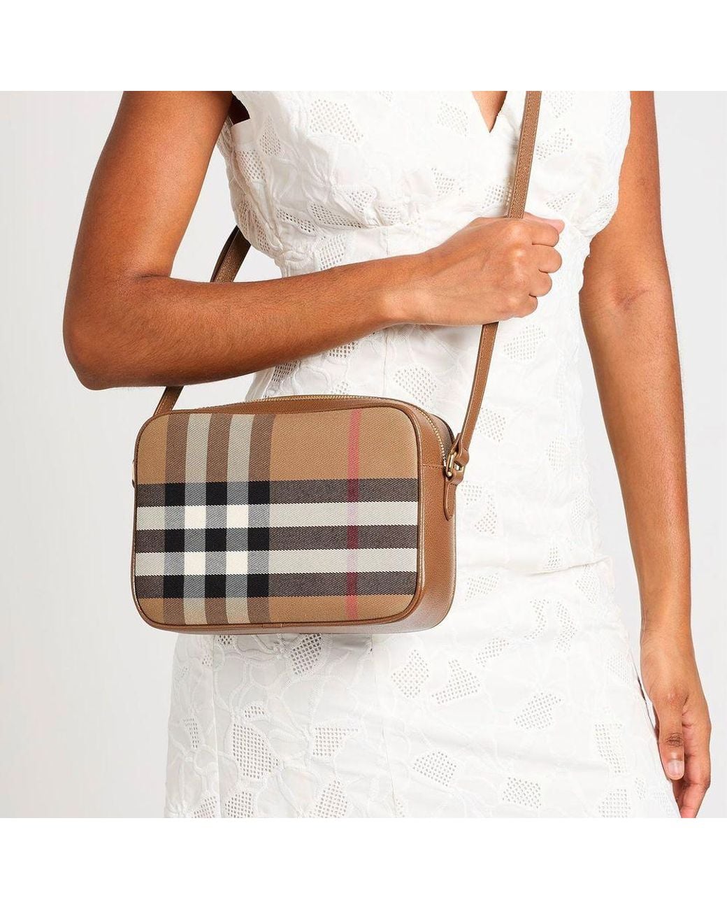 Burberry Brown Leather Shoulder Bag