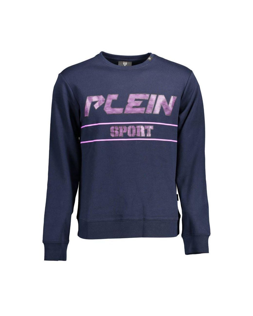 Philipp Plein Blue Cotton Sweater for men