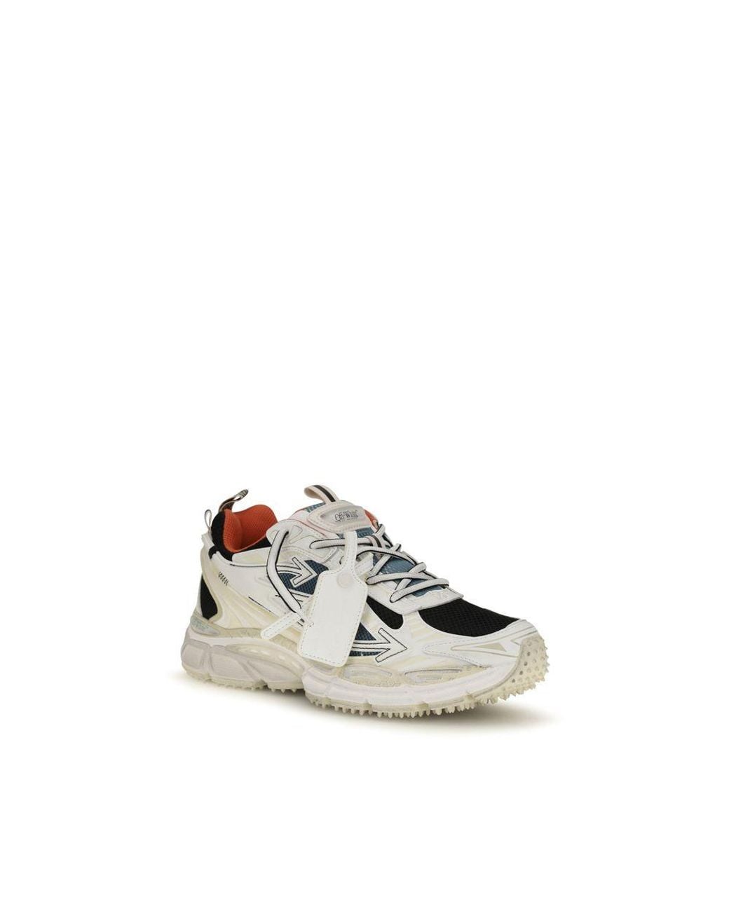 Off-White c/o Virgil Abloh White Fabric Athletic Sneakers for men