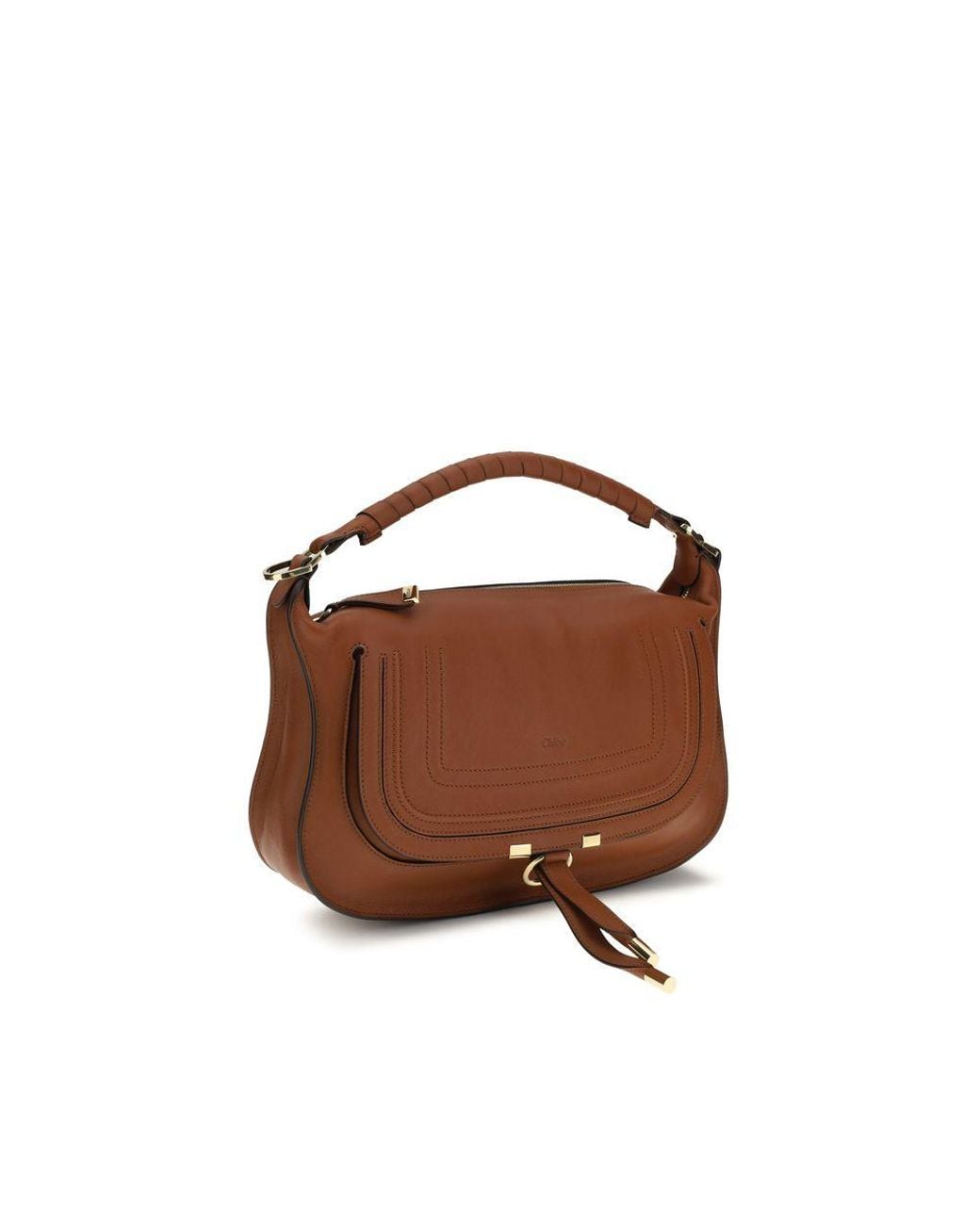 Chloé Brown Calf Leather Bos Taurus Shoulder Bag